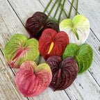 60cm Artificial Anthurium Flower – Real Touch Faux Plant Decor Artificial Flower Richie's