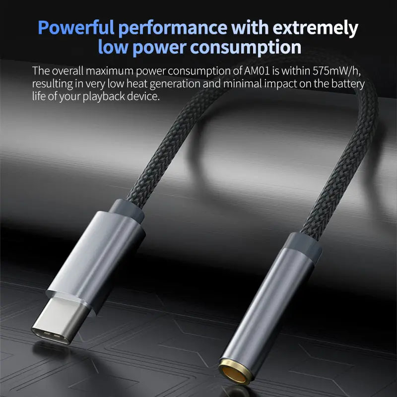 KZ AM01 Portable DAC Amplifier USB-C to 3.5mm Headphone Adapter DAC Headphone Amplifier Richie's