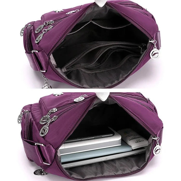 Women's Waterproof Nylon Crossbody Messenger Bag | Mini Travel Crossbody Messenger Bag Richie's
