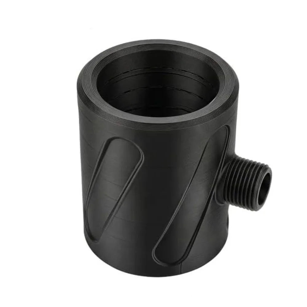 High Pressure Spiral Nozzle Handheld Shower Head for Men Handheld Shower Head Richie's 1PC Black