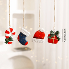 Resin Christmas Tree Ornaments – Santa & Snowman Pendants Christmas Ornaments Richie's 01