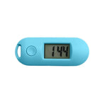 Mini LCD Keychain Clock Luminous Backlight Digital Watch Mini Keychain Clock Richie's Blue