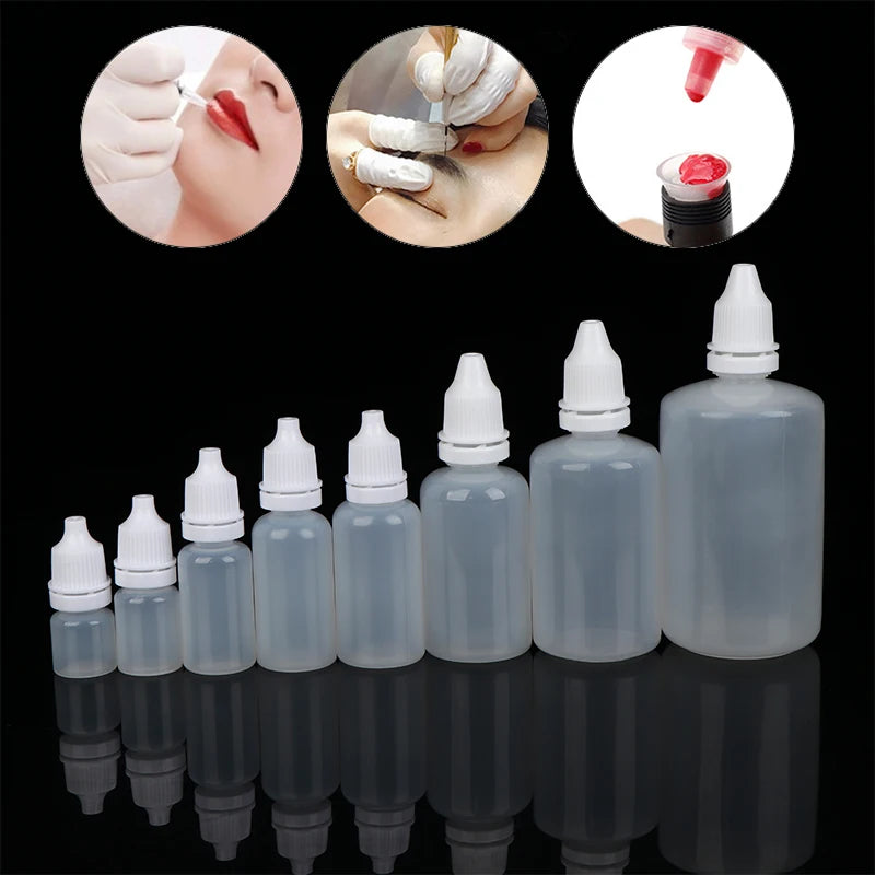 5-Pack Refillable Squeeze Dropper Bottles 3–100ml | Oil, Paint & Ink Squeeze Dropper Bottles Richie's