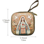 Portable Rosary Storage Bag – Zippered Christian Jewelry Pouch Jewelry Storage Pouch Richie's 17