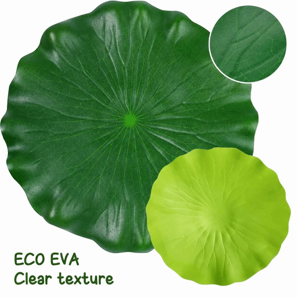 EVA Floating Lily Pads Artificial Lotus Leaf Aquarium Decor Floating Pond Decor Richie's