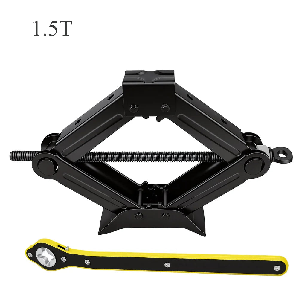 Foldable Manual Car Jack with Ratchet Wrench – 1.5T/2.5T Manual Car Jack Richie's 1.5T