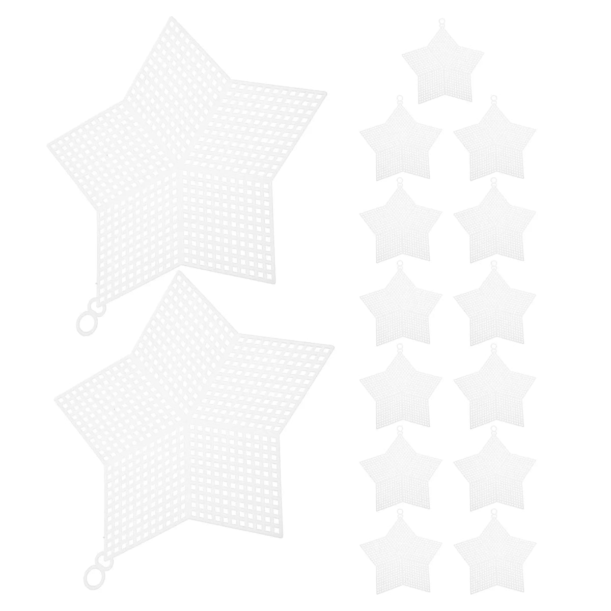 15Pcs Star Plastic Canvas Mesh Sheets for Crochet & Embroidery Embroidery Canvas Sheets Richie's