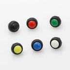 6Pcs PBS-33b 12mm Waterproof Momentary Push Button Switch 2-Pin Push Button Switch Richie's 1pcs each