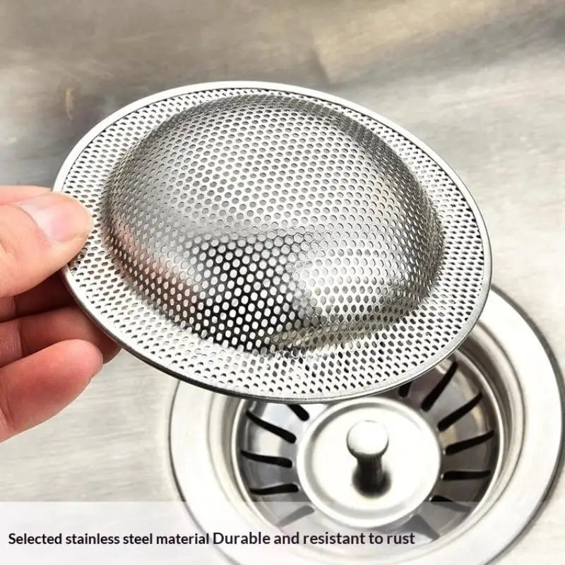 Stainless Steel Sink Drain Strainer Set – Fine Mesh, 3 Sizes Sink Drain Strainer Richie's