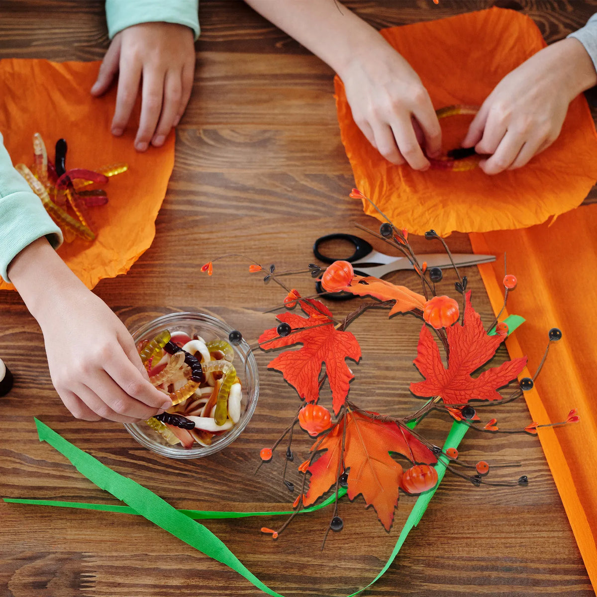Artificial Maple Leaf Berry Ring Fall Wreath Centerpiece Fall Wreath Decor Richie's