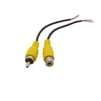 2Pcs RCA Male Female Pigtail Wire Connector – Audio Video DIY RCA Wire Connector Richie's