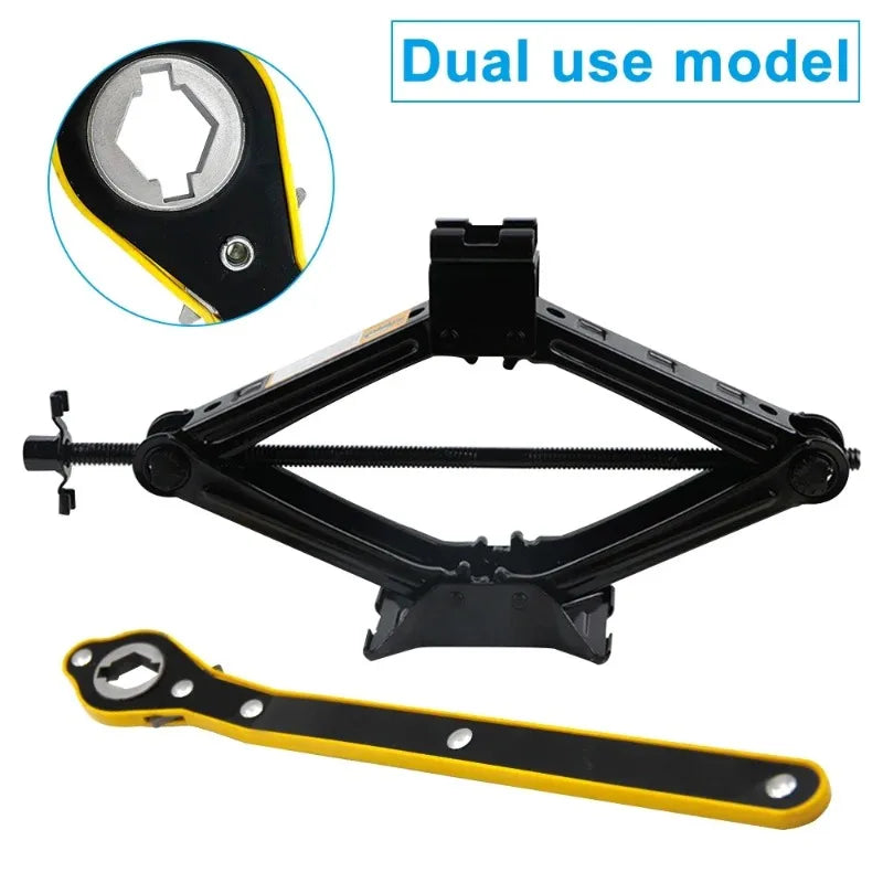 Car Scissor Jack Ratchet Wrench Set – Labor-Saving Tire Tool Ratchet Jack Wrench Richie's