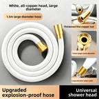 Universal Stainless Steel Shower Hose for Water Heaters | Burst-Proof Shower Hose Richie's 1.5m White