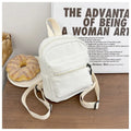 Mini Nylon Backpack Women Teen Girls Casual School Rucksack Mini Backpack Richie's Khaki