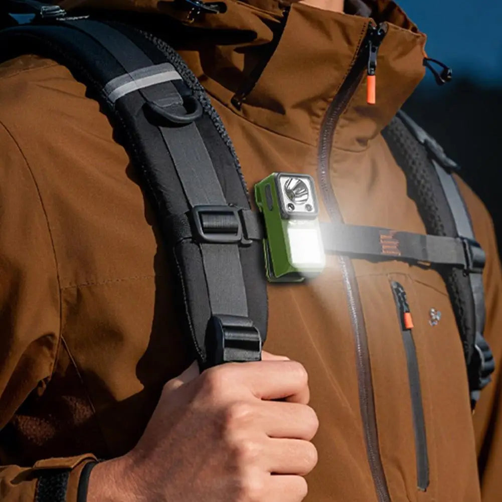 EDC Clip-On Cap Light Type-C Rechargeable Magnetic Flashlight Clip-On Flashlight Richie's