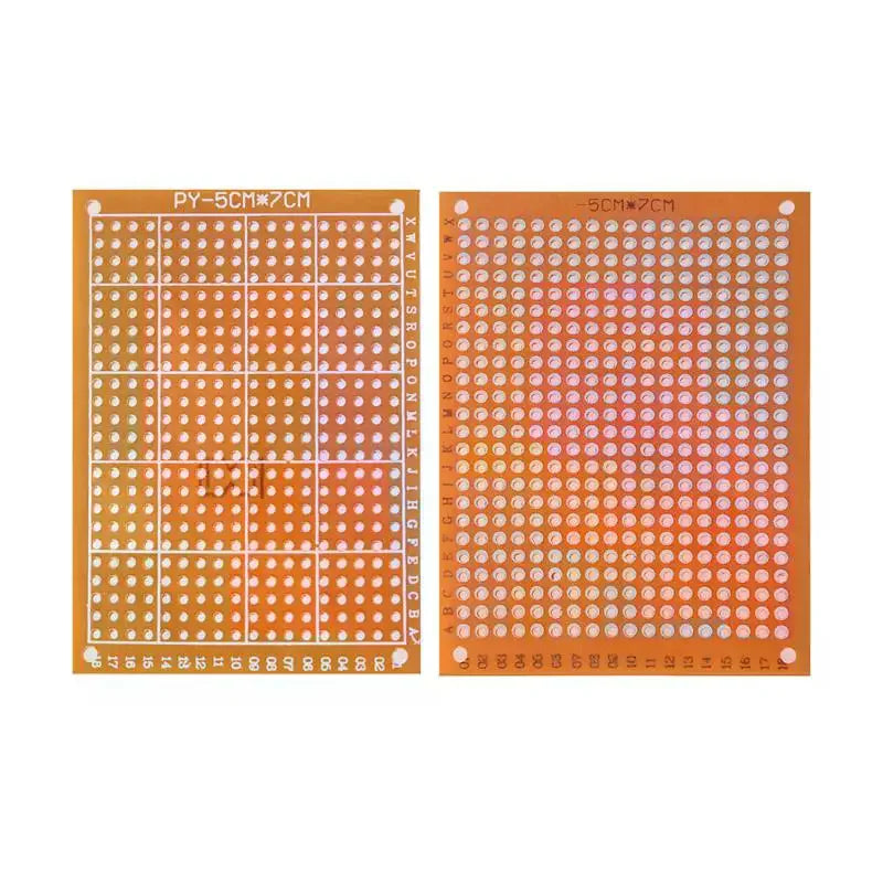 10PCS PCB Perfboard Kit – 432-Hole 5x7cm Prototype Board Prototype Perfboard Richie's