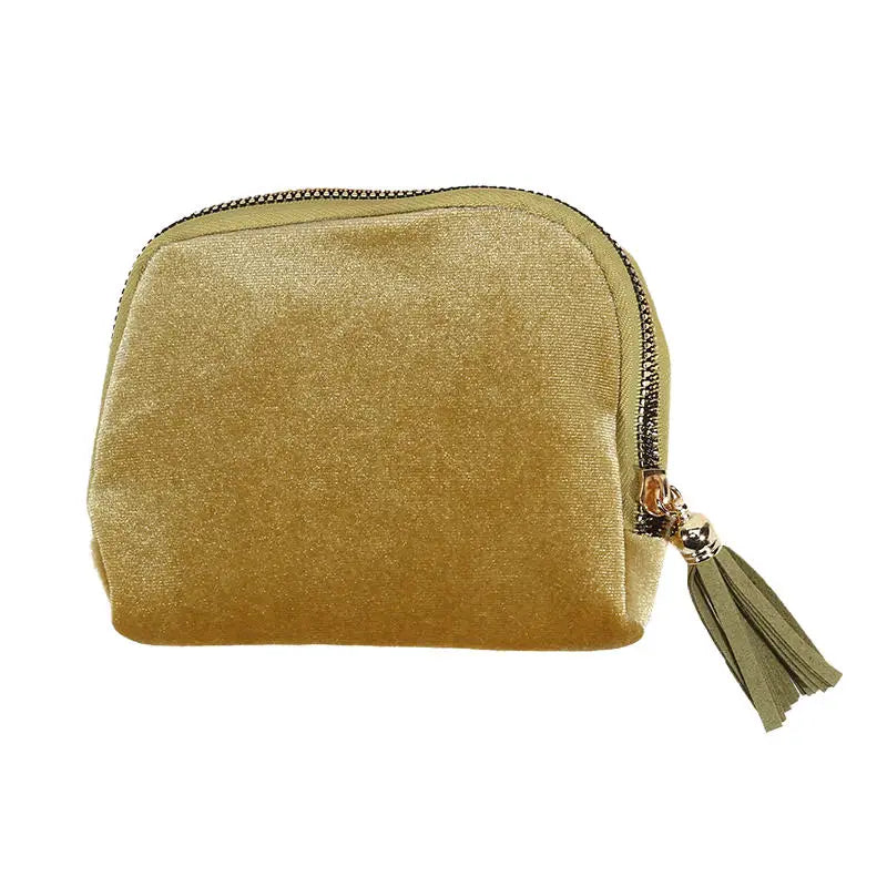 5-Layer Velvet Jewelry Storage Bag | Portable Travel Case Jewelry Storage Bag Richie's Light Green