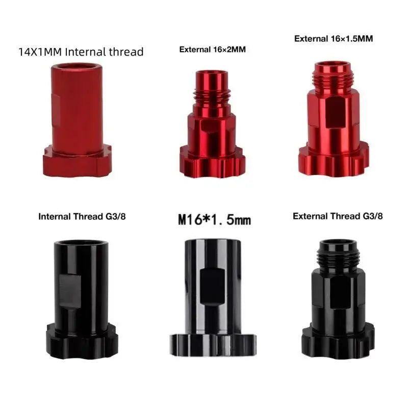 Airbrush Quick Connector Adapter M16 G3/8 Aluminum Thread Convert Pneumatic Thread Adapter Richie's