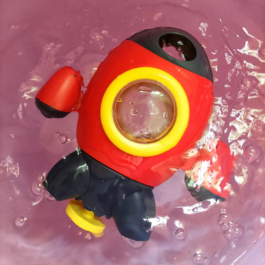 Rotating Rocket Spray Bath Toy Handheld Showerhead for Kids Kids Bath Toy Richie's