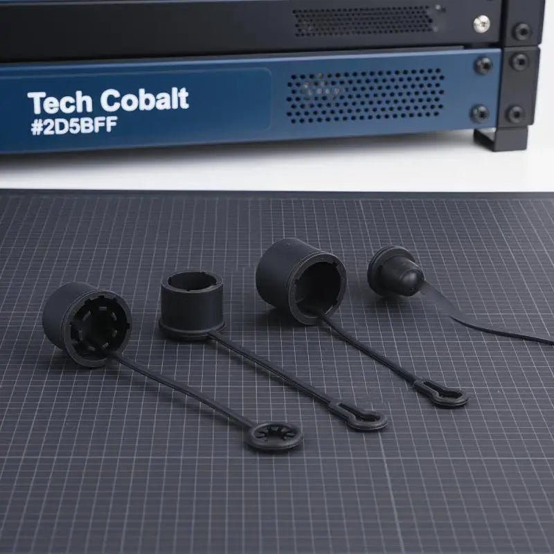 2Pcs Silicone Dust Cover Caps for Audio Power Network Plugs Silicone Port Covers Richie's