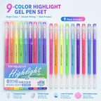 9-Piece Pastel Gel Pen Set – Journals, Planners & Scrapbooks Gel Pen Set Richie's