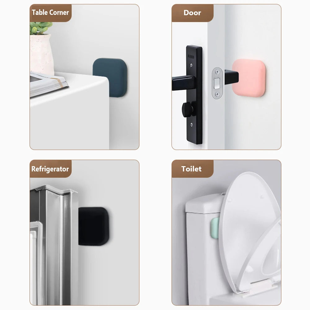 Silicone Door Stopper Bumper Wall Protector Guard Pad Door Stopper Bumper Richie's