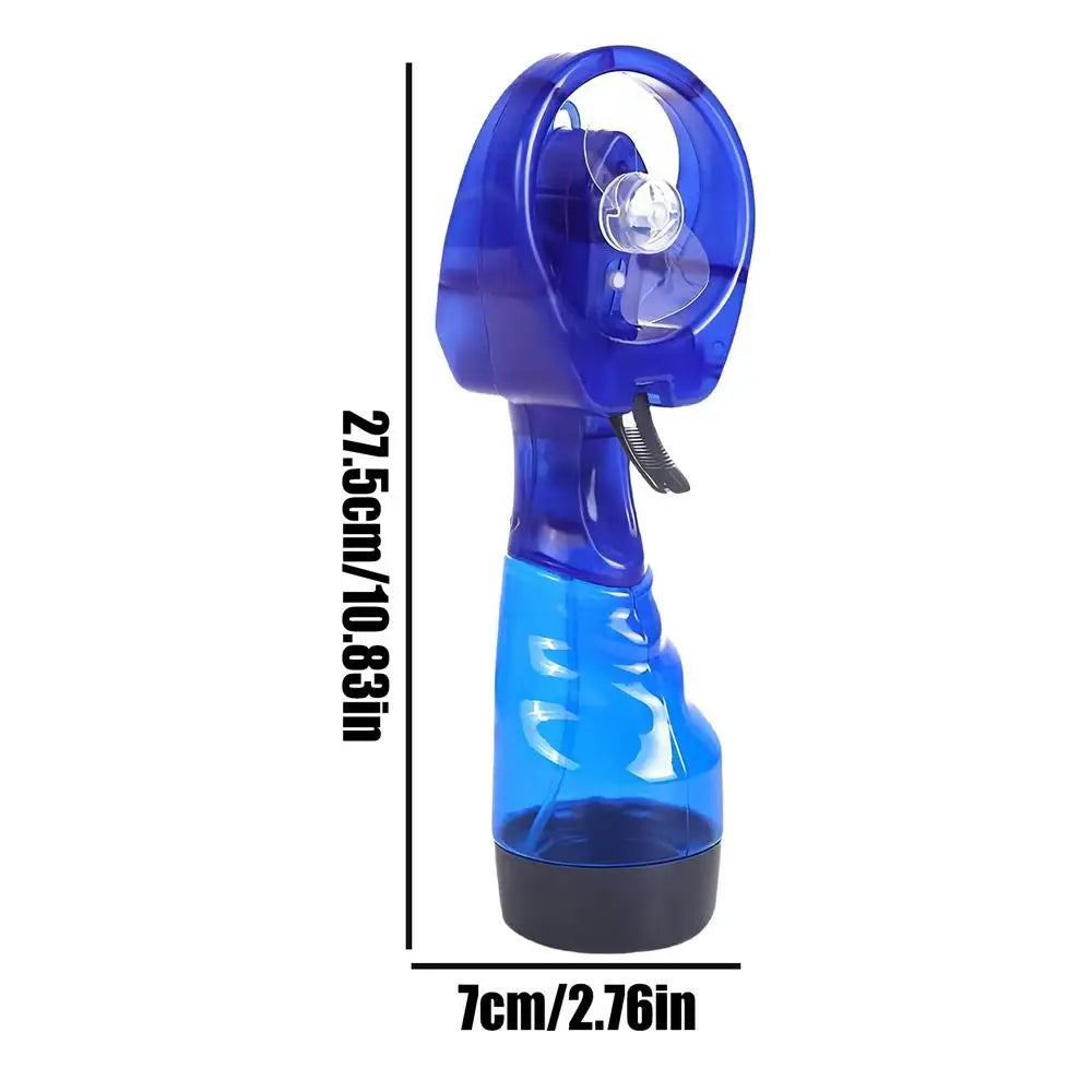 Portable Misting Fan 350ml Water Tank – Desk & Outdoor Misting Fan Richie's Blue
