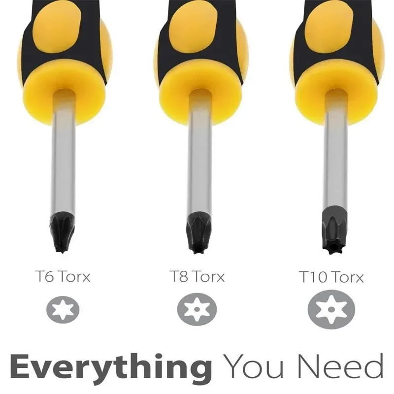 T6 T8H T10H Security Torx Screwdriver Set – Xbox Repair Kit Precision Screwdriver Set Richie's