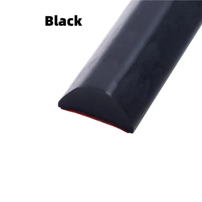 Silicone Shower Water Stopper – Self-Adhesive Bathroom Flood Dam Shower Water Stopper Richie's Black 1M