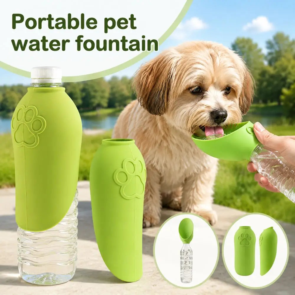 Portable Folding Silicone Dog Water Bowl – Food Grade Pet Cup Pet Travel Bowl Richie's