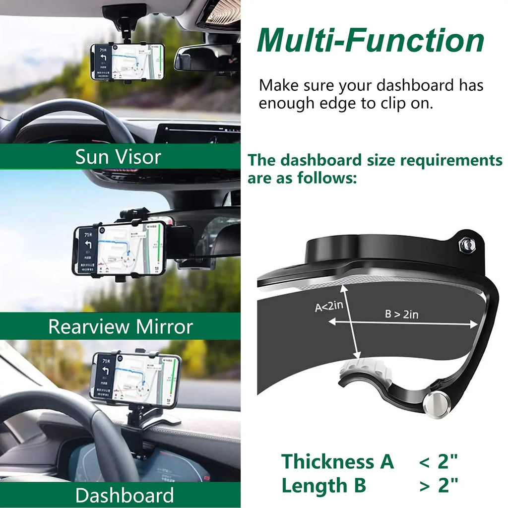 Universal Car Dashboard Phone Holder Mount – All Phones Car Phone Mount Richie's