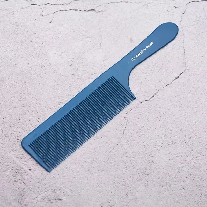 Flat Top Hair Cutting Comb – Heat Resistant Antistatic Salon Hair Styling Comb Richie's Blue