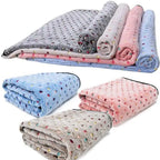 Ultra-Soft Coral Fleece Pet Blanket for Cats & Dogs | 3 Sizes Pet Bed Blanket Richie's