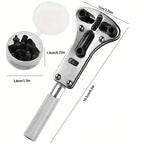 3 Claw Adjustable Watch Case Opener & Battery Tool Kit Watch Repair Tool Richie's Large 1x