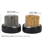 2PCS Round Flower Frog Kenzan – Copper & Stainless Steel Floral Kenzan Tool Richie's