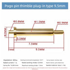 DIP SMD Double Spring PCB Pogo Pin Connectors 20/50/100 Pcs