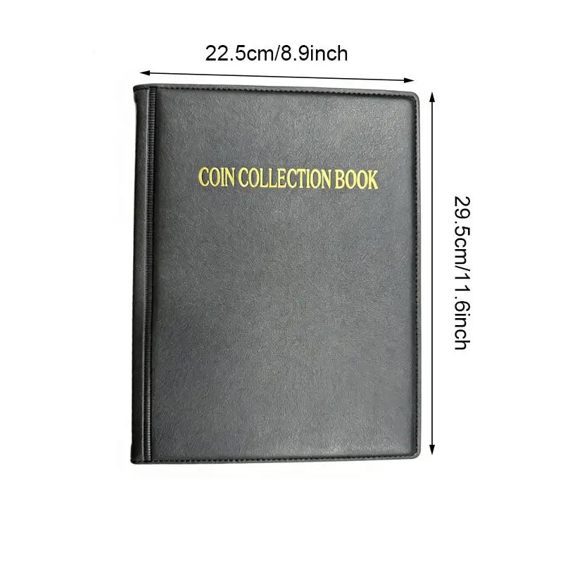 10-Sheet Banknote & Coin Collection Book Storage Album Organizer Coin Collection Album Richie's