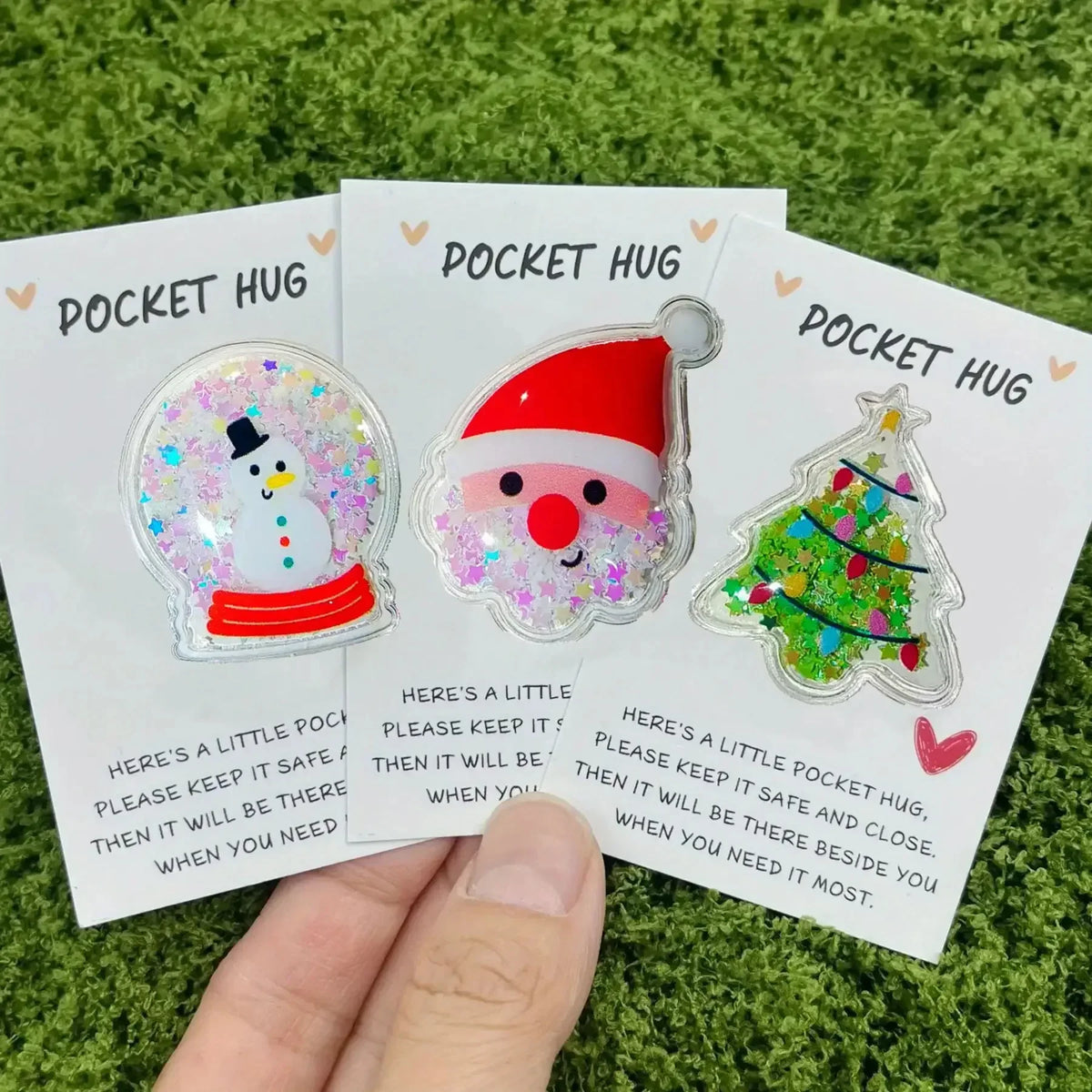 9-Pack Quicksand Christmas Cards – Santa, Snowman & Reindeer Christmas Greeting Cards Richie's