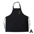 Adjustable Unisex Kitchen Apron with Pocket | Chef & BBQ Kitchen Apron Richie's black