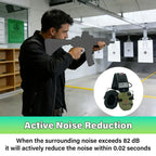 Tactical Electronic Shooting Earmuff 22NRR Foldable Headset Electronic Shooting Earmuff Richie's