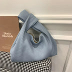 Large Capacity Women's Shoulder Bucket Bag | Korean Style Shoulder Bucket Bag Richie's Blue