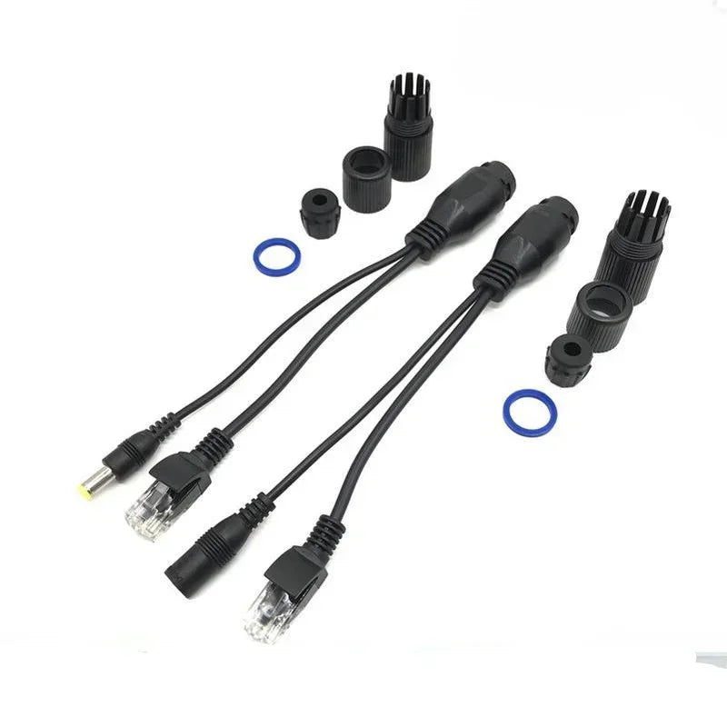 Passive PoE Splitter & Injector Cable Adapter 12-48V IP Camera PoE Adapter Cable Richie's