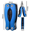 TOTNEND Folding Multi-Tool Pliers – Portable Camping Tool Folding Multi-Tool Richie's blue