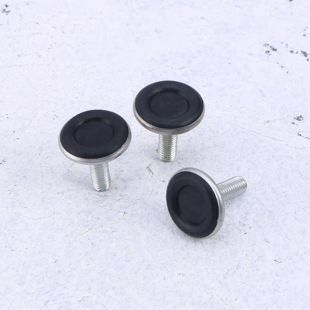 12Pcs Adjustable Furniture Leveler Feet M8x25mm – Black Furniture Leveling Feet Richie's