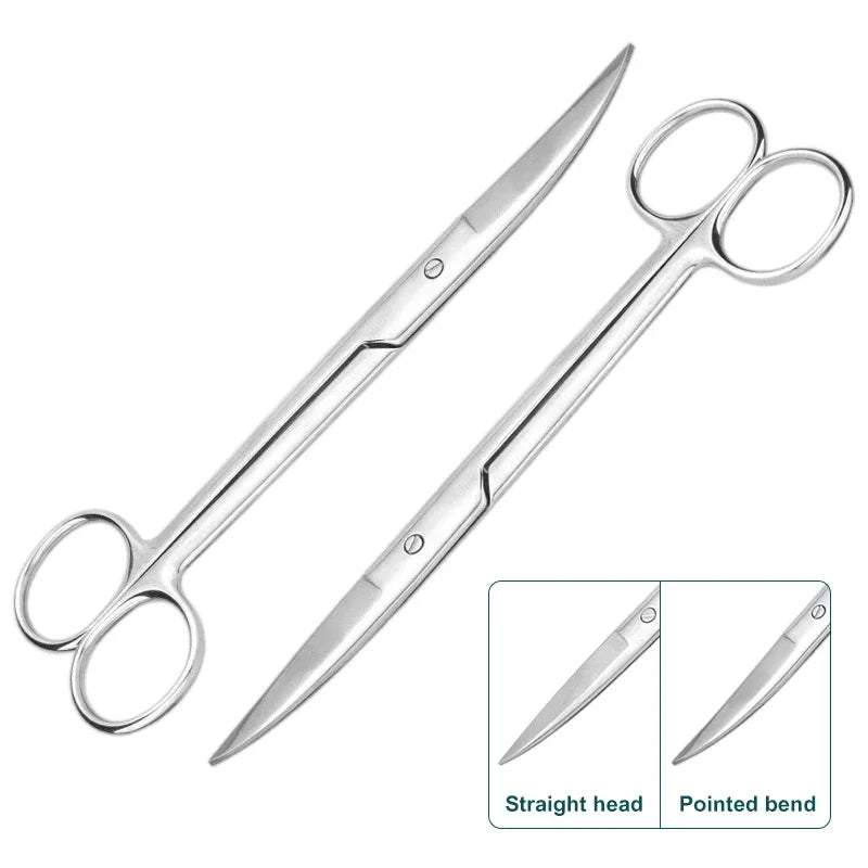 Stainless Steel Vet Scissors – Straight & Curved, 5 Sizes Pet Grooming Scissors Richie's