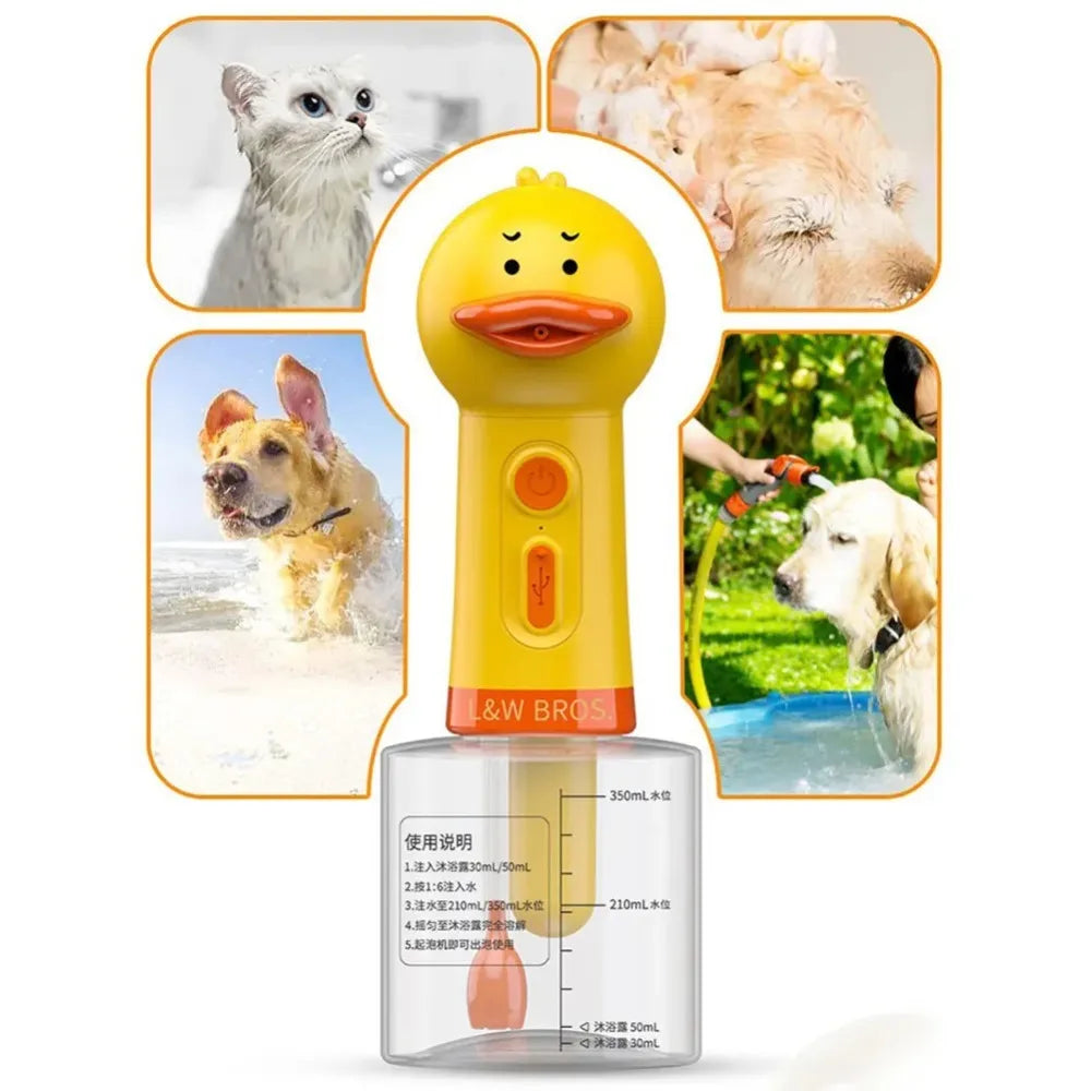 Duck Electric Pet Foam Bathing Machine – USB-C Rechargeable Pet Foam Dispenser Richie's