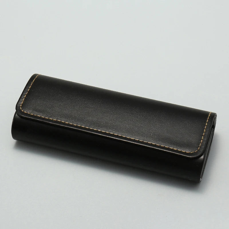 PU Leather Glasses Case – Portable Sunglasses Storage Box Eyeglasses Case Richie's Black