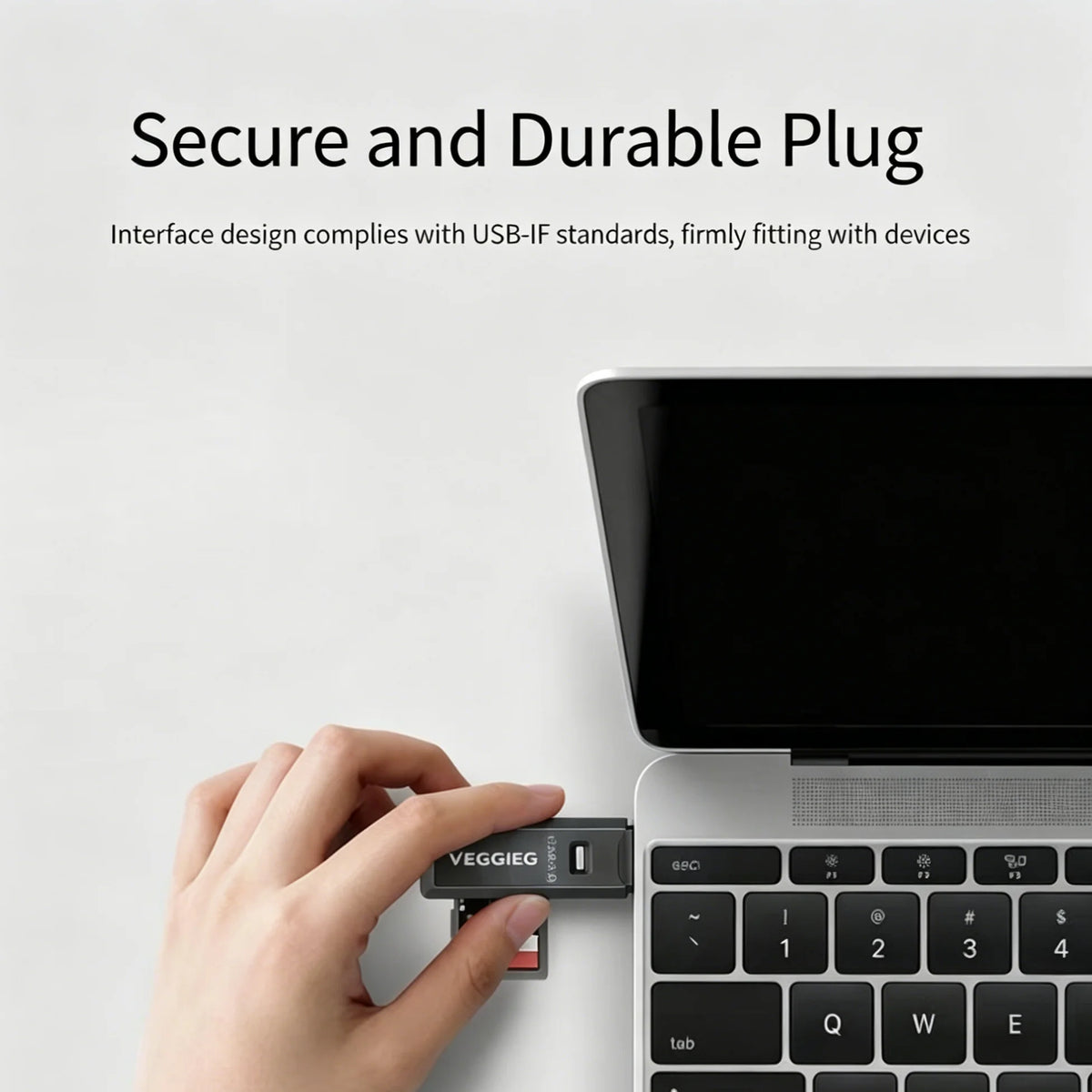 USB 2.0 SD & TF Dual Card Reader + Micro USB Cable Memory Card Reader Richie's