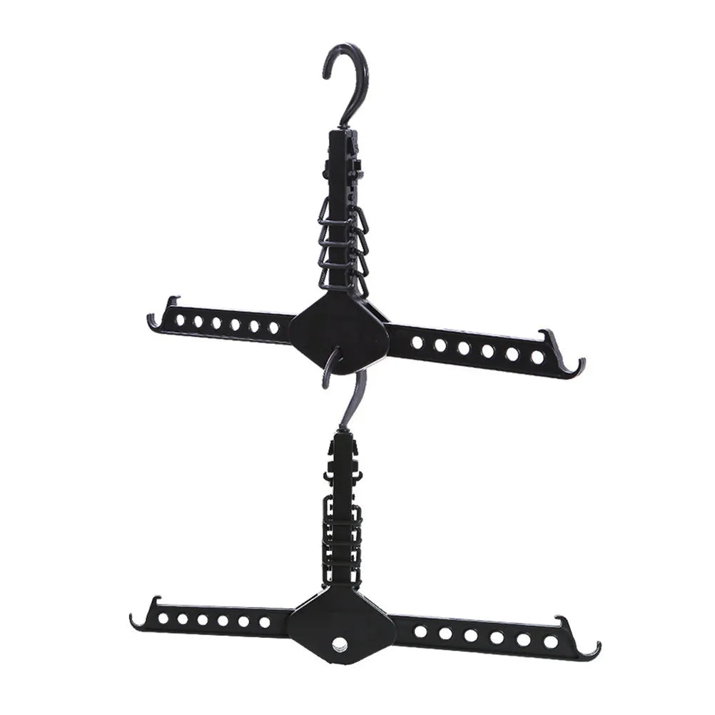 Foldable Plastic Clothes Hanger – Stackable Space-Saving Clothes Hanger Richie's