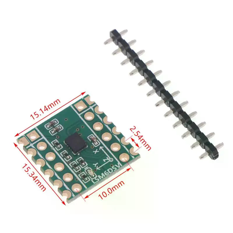 LSM6DSV Six-Axis Sensor Module SPI/I2C – SlimeVR Compatible IMU Sensor Module Richie's